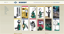 Desktop Screenshot of kordt.de